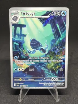 Tirtouga 106/086 Pokemon TCG SV Black Bolt Illustration Rare Holo Card - Image 1