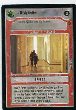 Star Wars CCG Cloud City Rare's, Cards Are Nr-Mint. Drop Down Box Sale. - Image 3