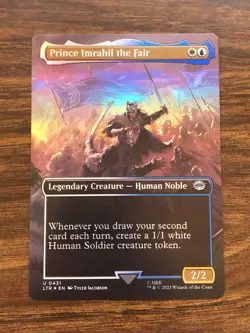 MTG Lord of the Rings Prince Imrahil the Fair FOIL BOARDERLESS NM+ - Image 1