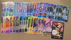 One Piece English Card Lot SR NM 40 Card Lot From OP13 plus Don - Image 1