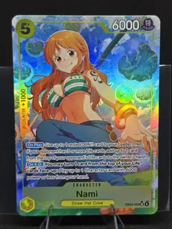 One Piece Card Game Nami SR Alt Art EB03-053 English NM Heroines Edition - Image 1