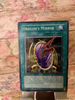 Dragon's Mirror - CRV- EN040 - Rare - 1st Edition - Yu-Gi-Oh! TCG Card Mp - Image 3