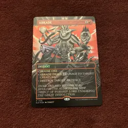 Abrade Secret Lair Drop Foil 1425 NM+ Unplayed Magic The Gathering MTG Card - Image 1