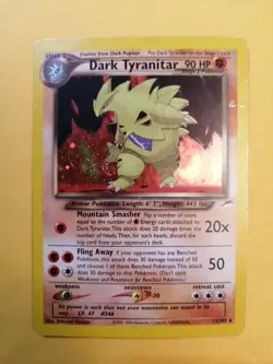 Dark Tyranitar - 11/105 - Pokemon Neo Destiny Unlimited Holo Rare Card WOTC HP - Image 1