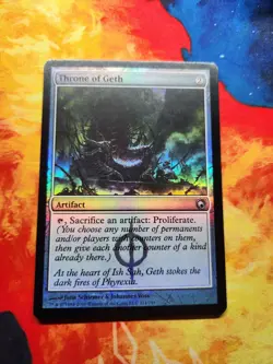 Throne of Geth - Scars of Mirrodin (SOM) - Foil - NM/SP - Image 1