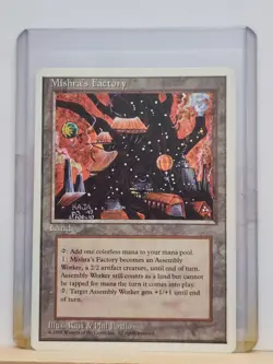 Mishra's Factory [Fourth Edition] MTG Core Set English Regular NM *Actual Pics - Image 1