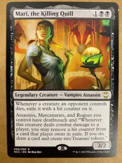 MTG 1x Mari, the Killing Quill # 89 Streets of New Capenna Magic Gathering x1 NM - Image 1