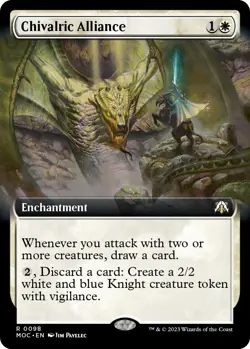 Chivalric Alliance (Extended Art) [MOC - 98] - NM [Normal] TCG MTG - Image 1