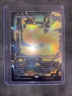 FOIL Enduring Tenacity 390 SHOWCASE Duskmourn: House of Horror MTG - Image 1