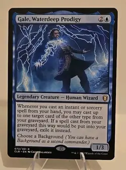 Gale, Waterdeep Prodigy MTG Commander Legends: Battle for Baldur's Gate Regular - Image 1