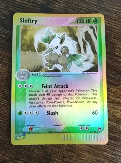 Pokemon Shiftry 22/100 EX Sandstorm Reverse Holo Rare NM - Image 1