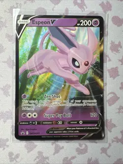 Espeon V SWSH201 SWSH: Sword & Shield Promo Cards Holo Pokemon NM - Image 1