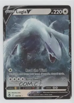 Lugia V Pokemon Sword & Shield Silver Tempest #138 - Image 1