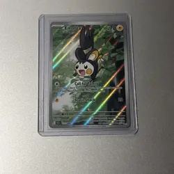 Emolga 112/086 Sv: Black Bolt Holo Illustration Rare Pokemon TCG Card NM - Image 1