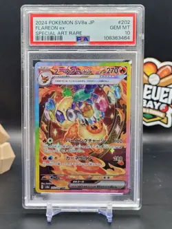 Flareon Ex 2024 Pokemon Sv8a Jp Special Art Rare Psa 10 Gem Mt Prismatic (CBTH) - Image 1