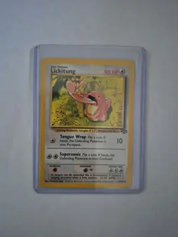 Pokemon TCG Lickitung Jungle 38/64 Regular 1st Edition Uncommon - Image 1
