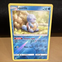 Pokemon Squirtle 22/181 SM-Team Up REVERSE Holo - NM - Image 1