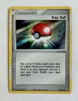 Poke Ball 2004 Pokemon FireRed & LeafGreen Reverse Holo #95/112 * Near Mint - Image 1