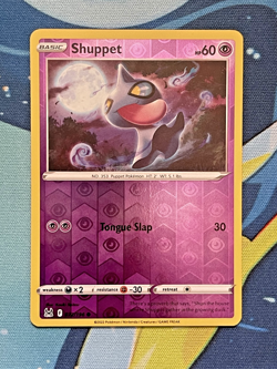 Shuppet - 072/196 - Reverse Holo - Pokemon - Lost Origin - NM/M - New - Image 1