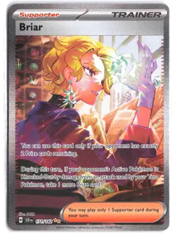 Briar 171/142 Special Illustration Rare Stellar Crown Pokemon - Image 1