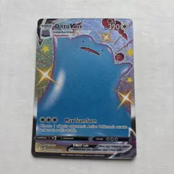 Pokemon TCG Ditto VMAX Shining Fates SV119/SV122 Holo Shiny Holo Rare - Image 1