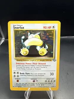 Pokemon TCG Snorlax Holo Rare Jungle Unlimited 11/64 Holo - Image 1