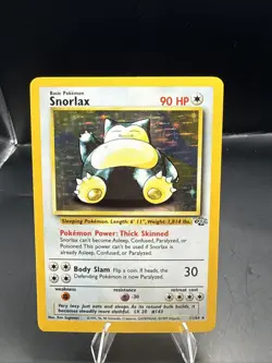Pokemon TCG Snorlax Holo Rare Jungle Unlimited 11/64 Holo - Image 2