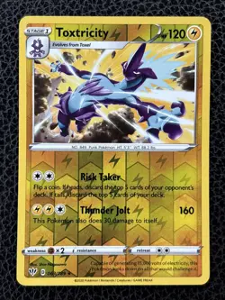 Toxtricity 063/189 Pokemon Reverse Holo Darkness Ablaze - Image 1