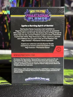 Pokemon TCG Mega Evolution Phantasmal Flames Booster Bundle New Sealed - Image 3