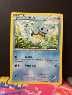 2013 Pokemon TCG Squirtle 14/101 Plasma Blast - Image 1
