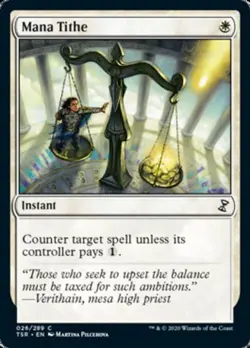 Mana Tithe - Light Play MTG Time Spiral Remastered - Image 1