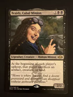 1x Braids, Cabal Minion (273) Modern Horizons 2 LP MTG Magic x1 MKE - Image 1