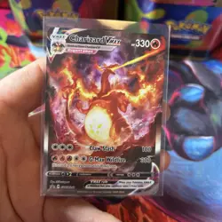 2022 Pokemon SWSH261 Charizard VMAX Black Star Promo Full Art - Image 4