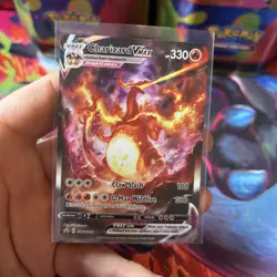 2022 Pokemon SWSH261 Charizard VMAX Black Star Promo Full Art - Image 5
