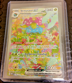 Venusaur ex 198/165 SV Scarlet Violet 151 MEW Special Illustration Rare Pokemon - Image 1