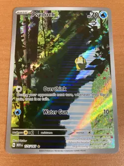 Pokemon Psyduck Full Art Illustration Rare Holo 175/165 Sv: Scarlet & Violet 151 - Image 1