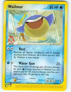 Wailmer - 48/109 Ruby & Sapphire - Pokemon TCG - 2003 - Image 1