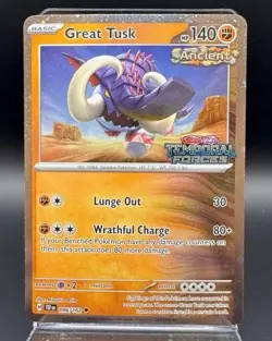 Great Tusk Iron Threads Ex Premium Collection - Promo Set (4) Pokemon TCG NM - Image 2