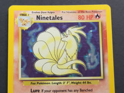 Base Set Pokemon TCG Ninetales 12/102 Rare Holo HP/DMG - Image 4