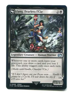 Fang Fearless l'Cie #0099 NM Final Fantasy FIN MTG Magic the Gathering - Image 1
