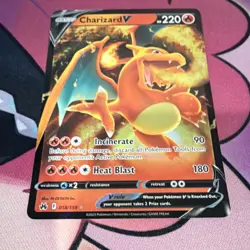 Pokemon Charizard V 017/172 Swsh09: Brilliant Stars Ultra Rare Holo 220 HP - Image 2