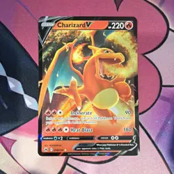 Pokemon Charizard V 017/172 Swsh09: Brilliant Stars Ultra Rare Holo 220 HP - Image 3