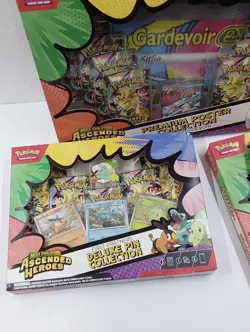 Lot of 5 Pokemon TCG Ascended Heroes Deluxe Pin Poster Premium Collection SEALED - Image 4