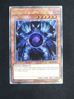 Caius the Shadow Monarch RA03 Quarter Century Rare - 1st ed Yugioh Card #240 - Image 1