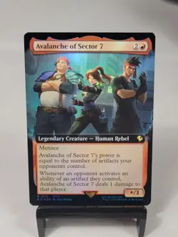 MTG - Commander: Final Fantasy - Avalanche of Sector 7 - Extended Art - FOIL - Image 1