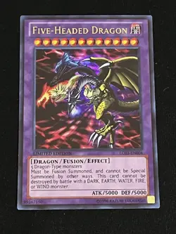 Five-Headed Dragon LC03-EN004 Unlimited YuGiOh Legendary Collection 3: Yugi's Wo - Image 1