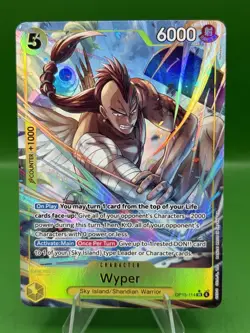 Wyper (Alt Art) OP15-114 SR Adventure on KAMI's Island ONE PIECE Card ENGLISH🔥 - Image 1