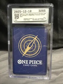 CGC 10 Monkey D. Luffy Op05-119 Alternate Art Parallel One Piece Gem Mint - Image 2