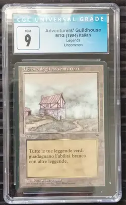 Mtg Adventures Guildhouse. (CGC) 9 Legends [1994] ** Italian ** - Image 1