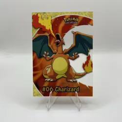 2000 Topps Pokemon TV Animation Edition Charizard Clear #PC3 LP- -O2 - Image 1
